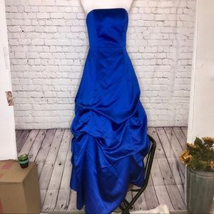 David’s bridal prom/ball gown in blue